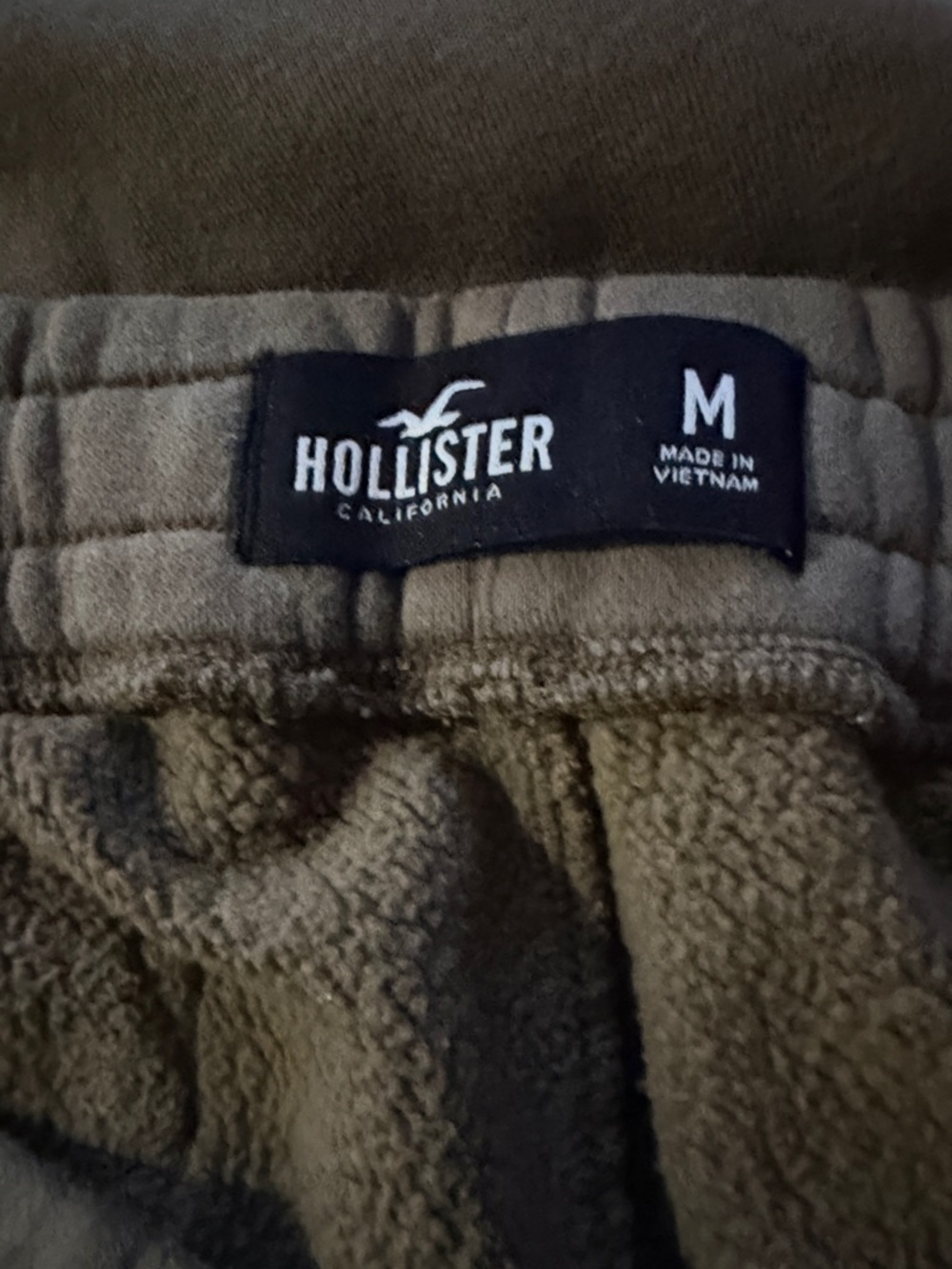 Hollister Olive Green Fleece Joggers